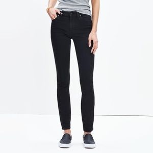 Madewell 9” Tall High Riser Skinny Skinny Jeans
